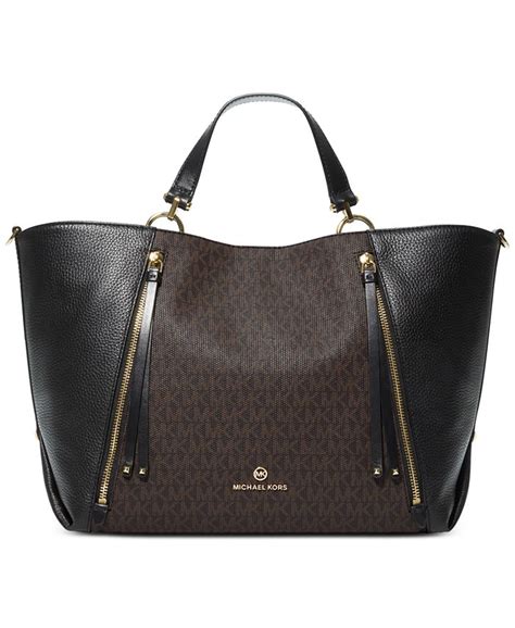 brooklyn leather tote michael kors|Michael Kors Brooklyn tote.